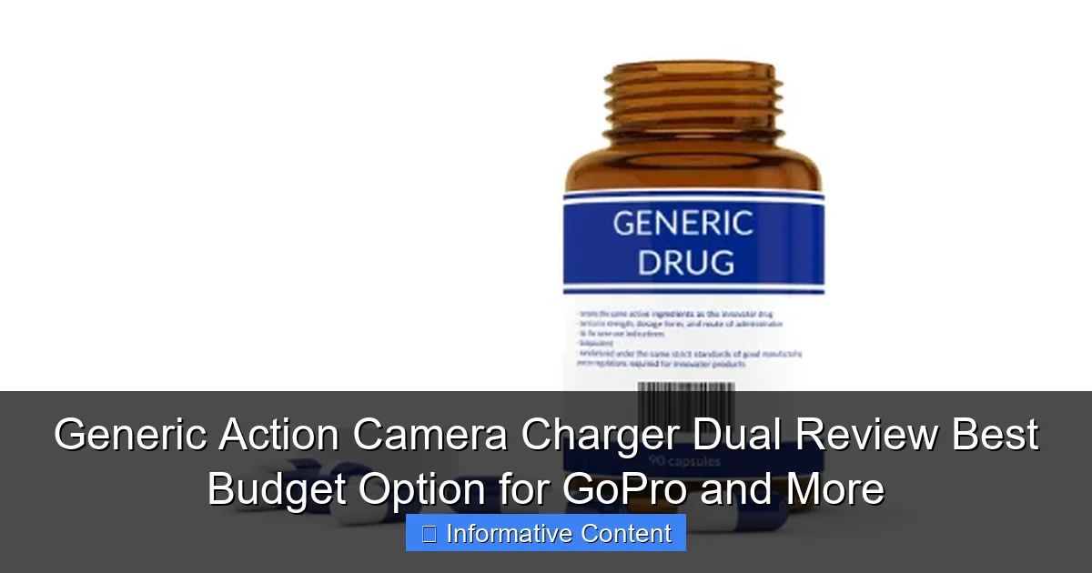 Generic Action Camera Charger Dual Review Best Budget Option for GoPro and More