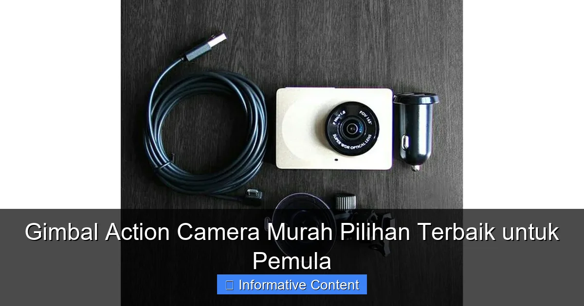 Gimbal Action Camera Murah Pilihan Terbaik untuk Pemula