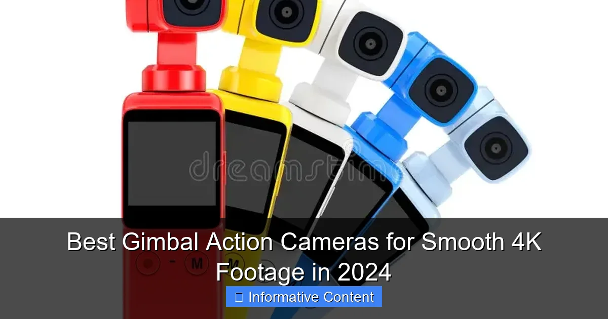Best Gimbal Action Cameras for Smooth 4K Footage in 2024