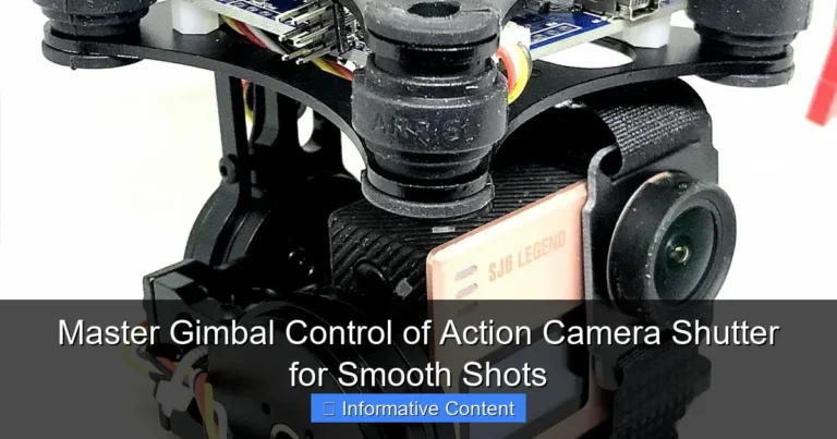 Master Gimbal Control of Action Camera Shutter for Smooth Shots
