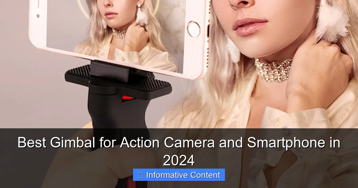 Best Gimbal for Action Camera and Smartphone in 2024