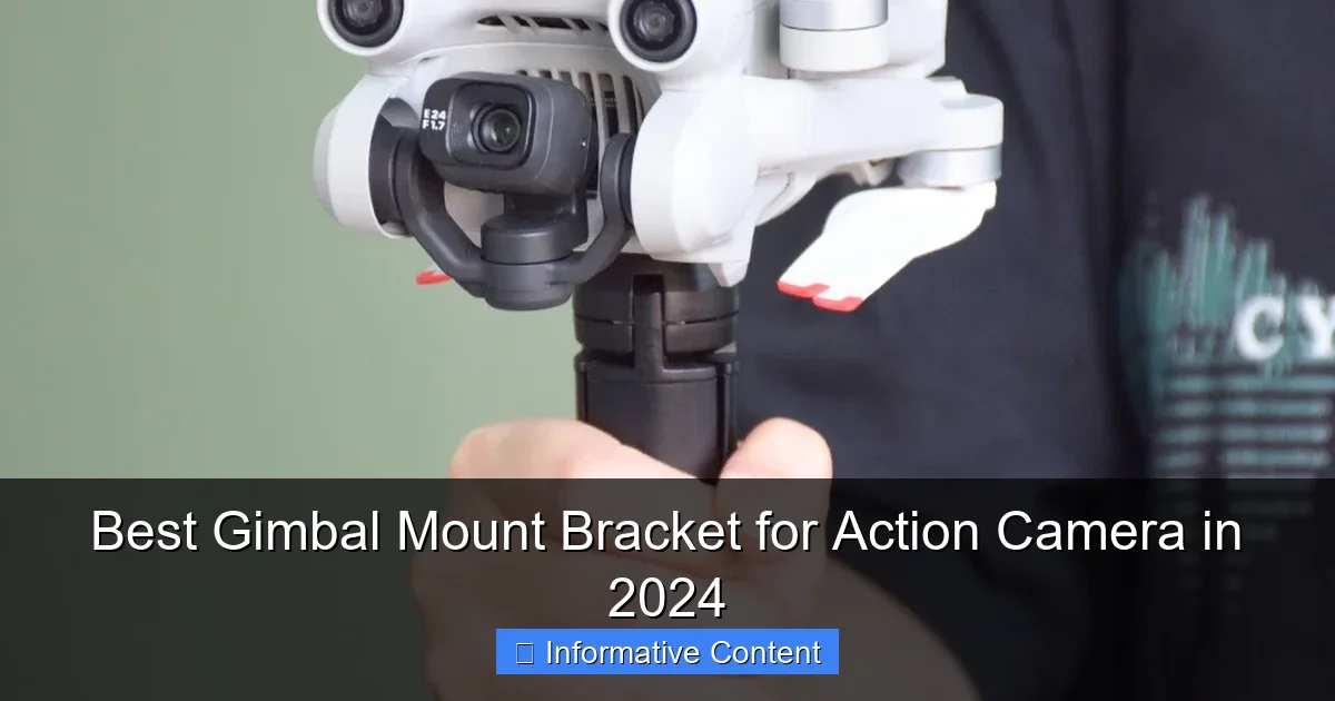 Best Gimbal Mount Bracket for Action Camera in 2024