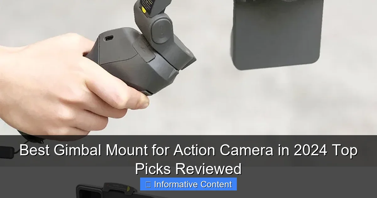 Best Gimbal Mount for Action Camera in 2024 Top Picks Reviewed
