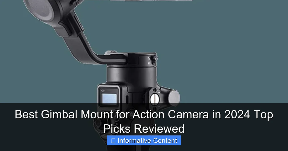 Best Gimbal Mount for Action Camera in 2024 Top Picks Reviewed