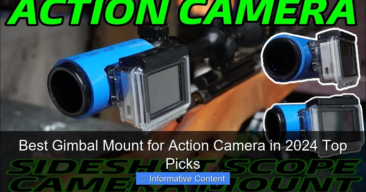 Best Gimbal Mount for Action Camera in 2024 Top Picks
