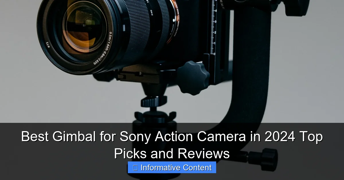 Best Gimbal for Sony Action Camera in 2024 Top Picks and Reviews