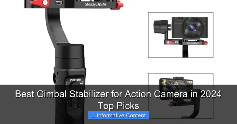 Best Gimbal Stabilizer for Action Camera in 2024 Top Picks