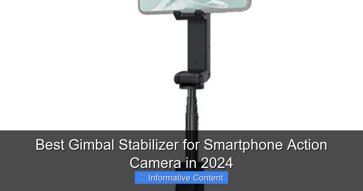 Best Gimbal Stabilizer for Smartphone Action Camera in 2024