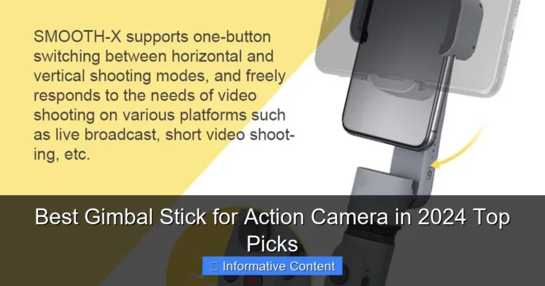 Best Gimbal Stick for Action Camera in 2024 Top Picks