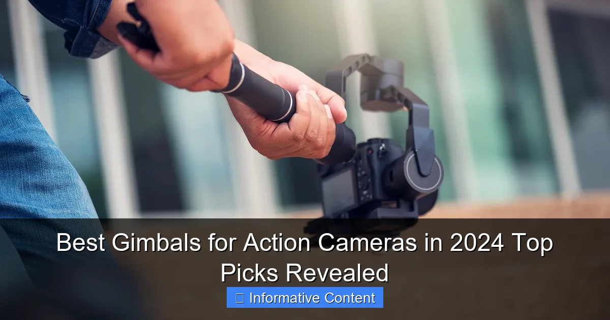 Best Gimbals for Action Cameras in 2024 Top Picks Revealed