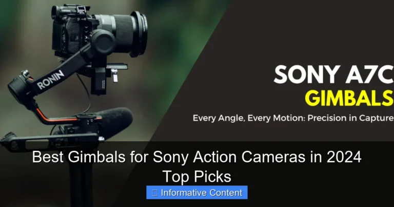 Best Gimbals for Sony Action Cameras in 2024 Top Picks