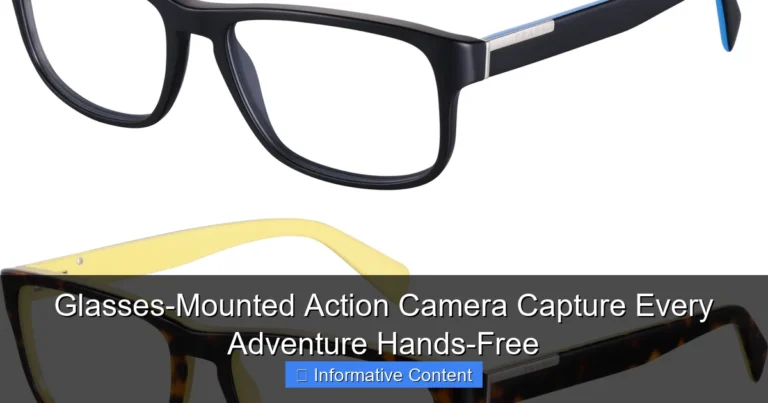 Glasses-Mounted Action Camera Capture Every Adventure Hands-Free