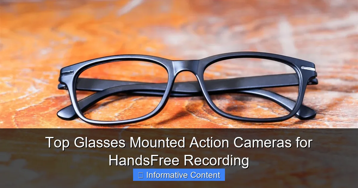 Top Glasses Mounted Action Cameras for HandsFree Recording