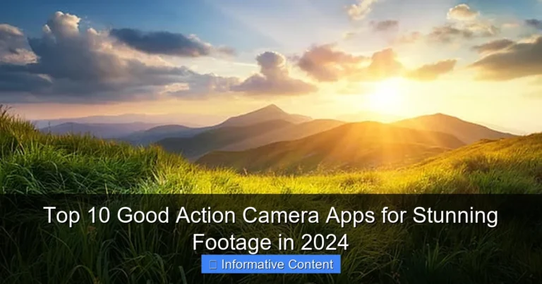 Top 10 Good Action Camera Apps for Stunning Footage in 2024