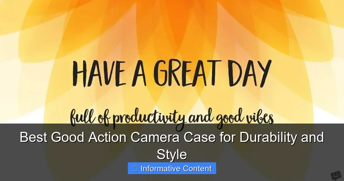 Best Good Action Camera Case for Durability and Style