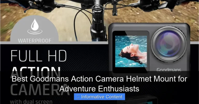 Best Goodmans Action Camera Helmet Mount for Adventure Enthusiasts