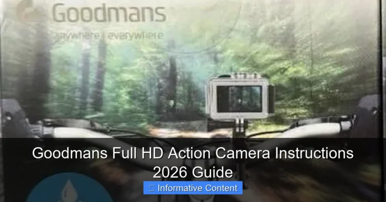 Goodmans Full HD Action Camera Instructions 2026 Guide