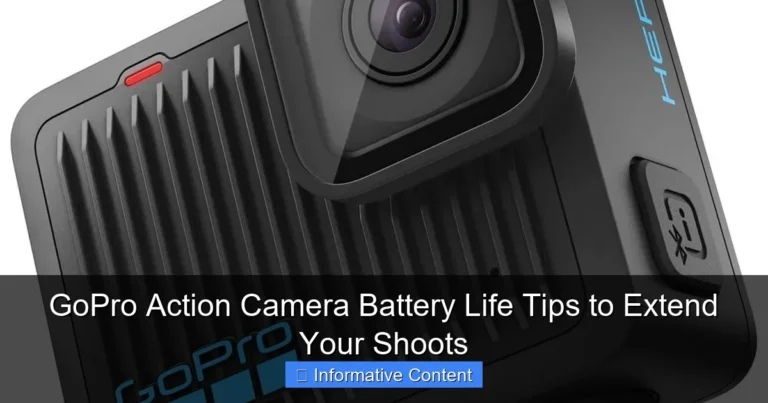 GoPro Action Camera Battery Life Tips to Extend Your Shoots