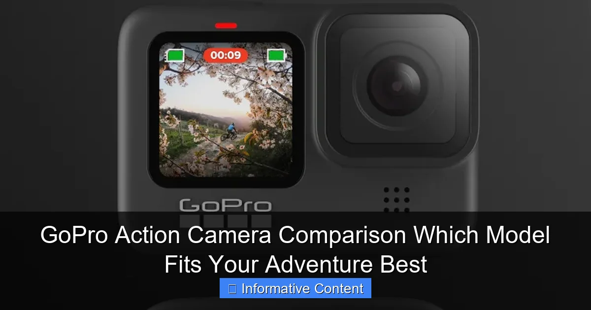 GoPro Action Camera Comparison Which Model Fits Your Adventure Best