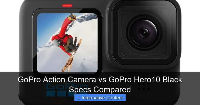 GoPro Action Camera vs GoPro Hero10 Black Specs Compared