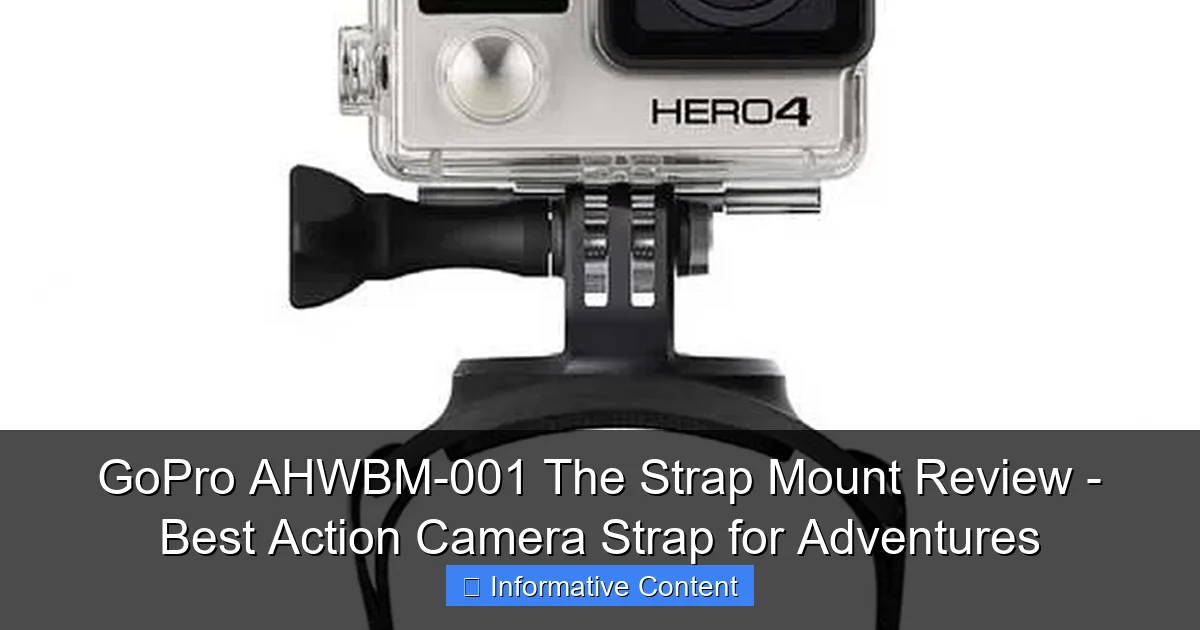 GoPro AHWBM-001 The Strap Mount Review - Best Action Camera Strap for Adventures