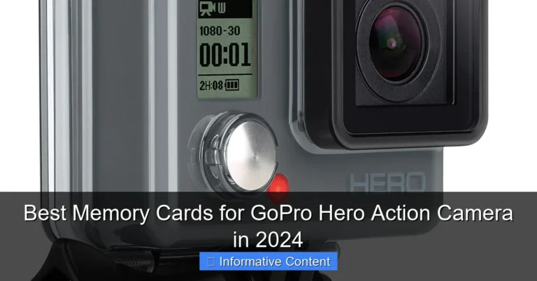 Best Memory Cards for GoPro Hero Action Camera in 2024