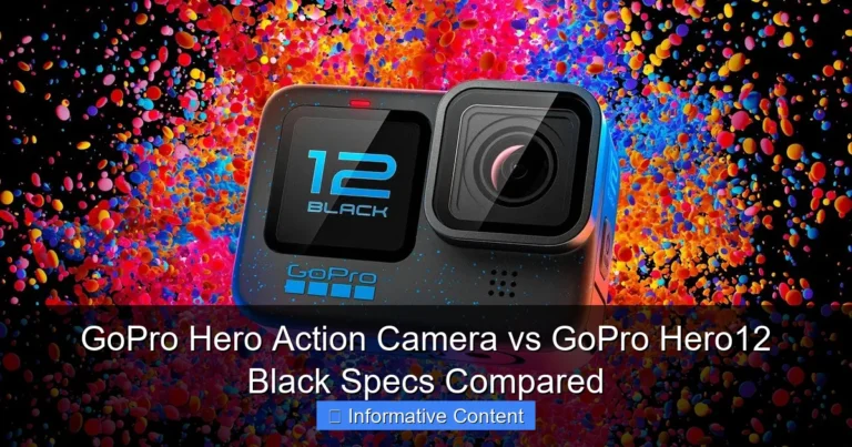 GoPro Hero Action Camera vs GoPro Hero12 Black Specs Compared