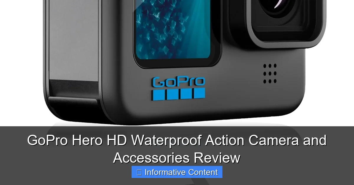 GoPro Hero HD Waterproof Action Camera and Accessories Review