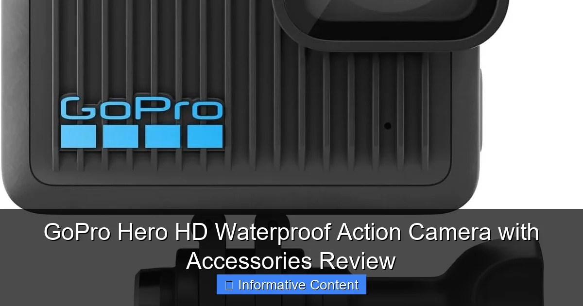 GoPro Hero HD Waterproof Action Camera with Accessories Review