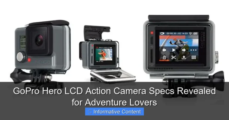 GoPro Hero LCD Action Camera Specs Revealed for Adventure Lovers