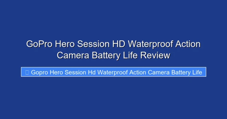 GoPro Hero Session HD Waterproof Action Camera Battery Life Review