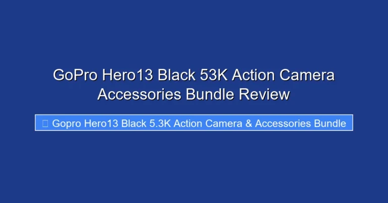 GoPro Hero13 Black 53K Action Camera Accessories Bundle Review