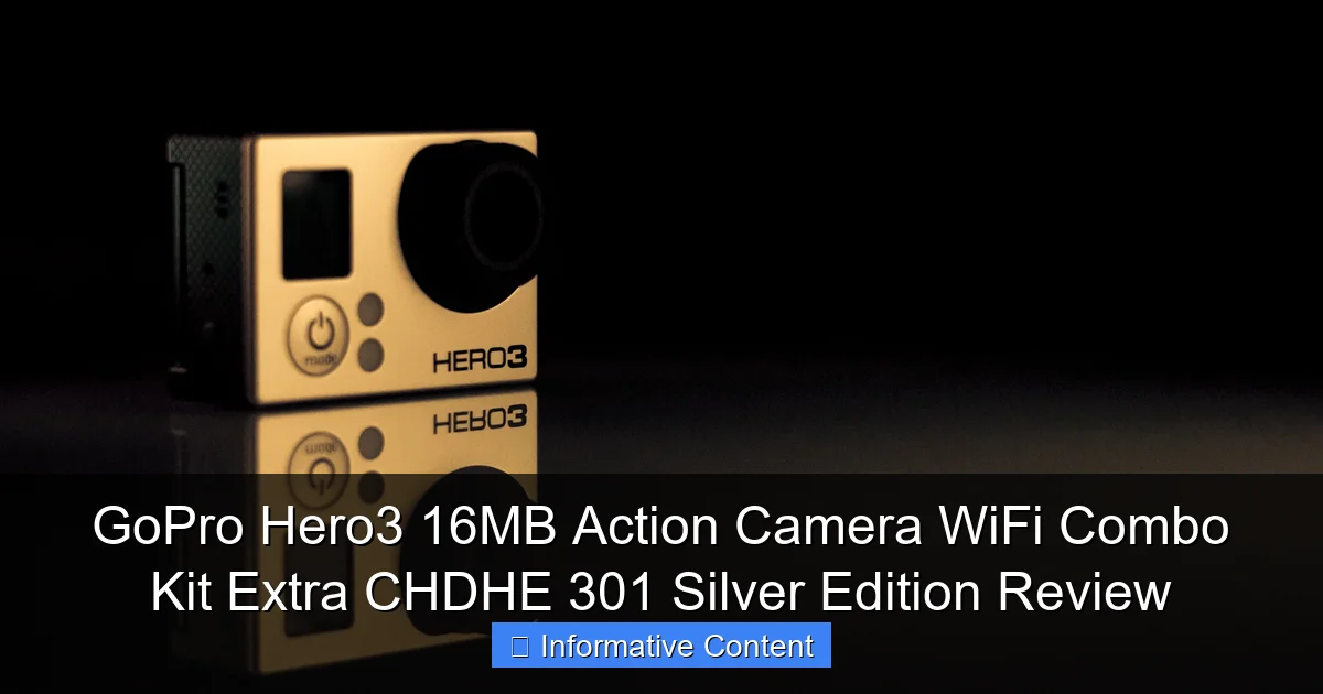 GoPro Hero3 16MB Action Camera WiFi Combo Kit Extra CHDHE 301 Silver Edition Review
