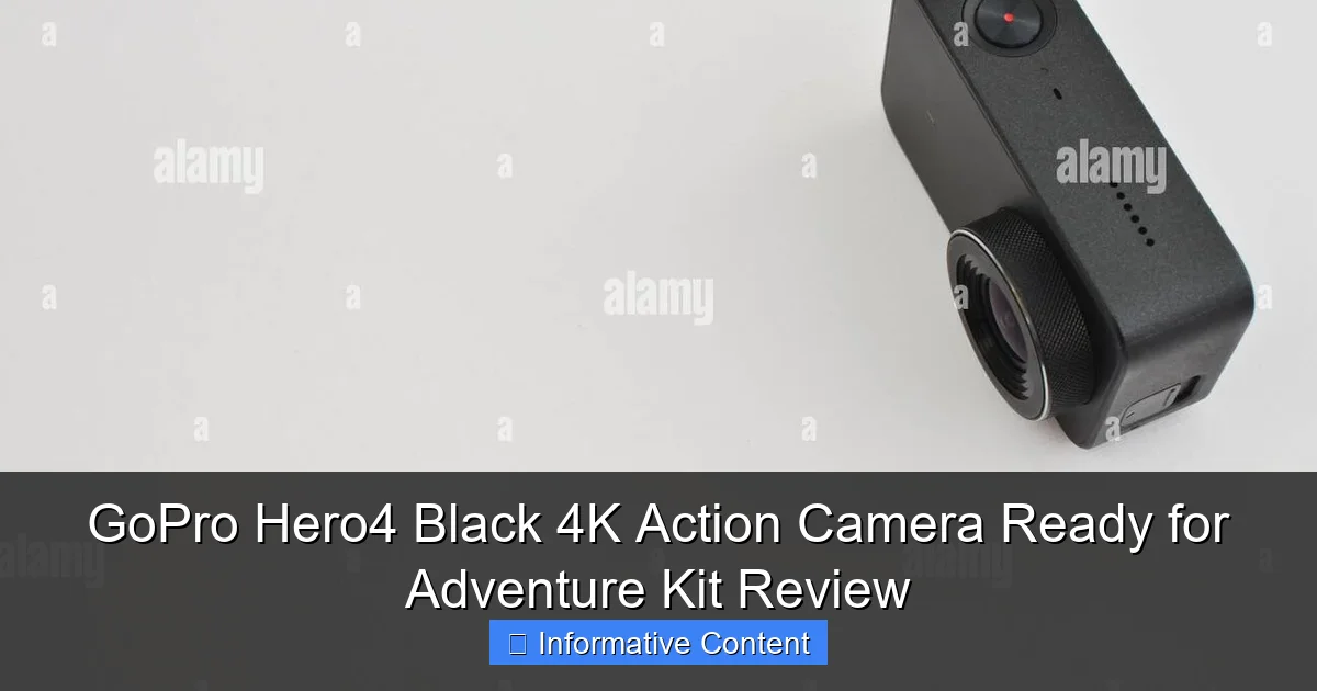 GoPro Hero4 Black 4K Action Camera Ready for Adventure Kit Review