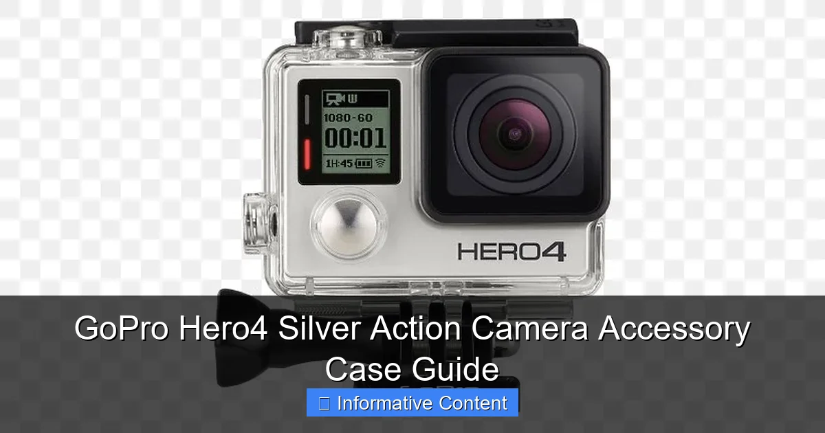 GoPro Hero4 Silver Action Camera Accessory Case Guide