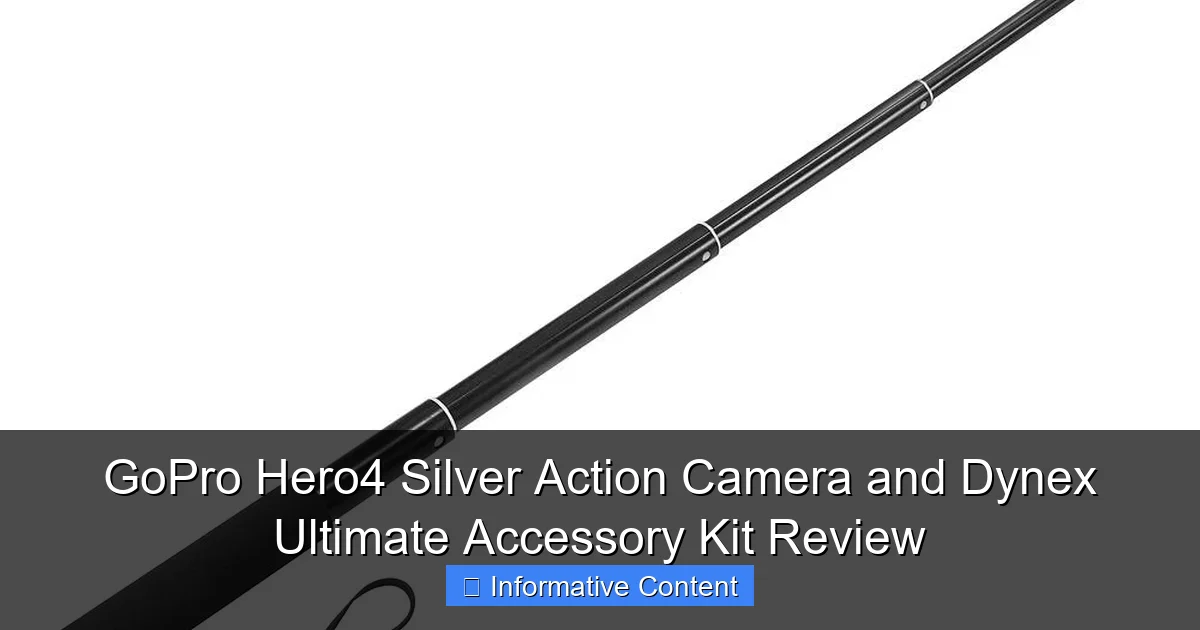 GoPro Hero4 Silver Action Camera and Dynex Ultimate Accessory Kit Review