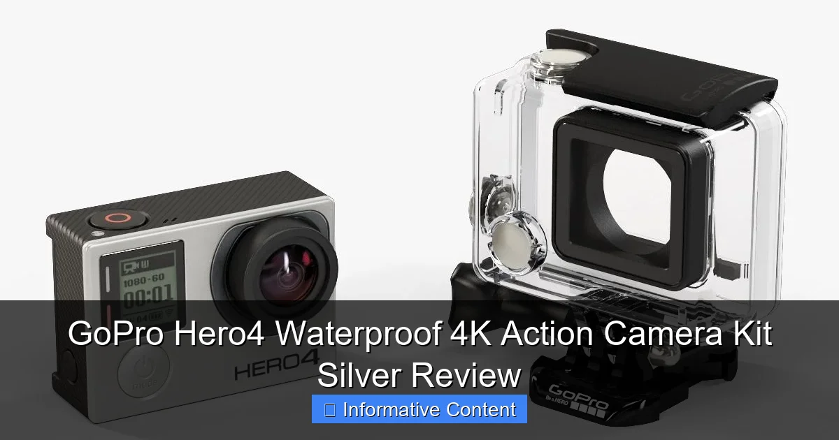 GoPro Hero4 Waterproof 4K Action Camera Kit Silver Review