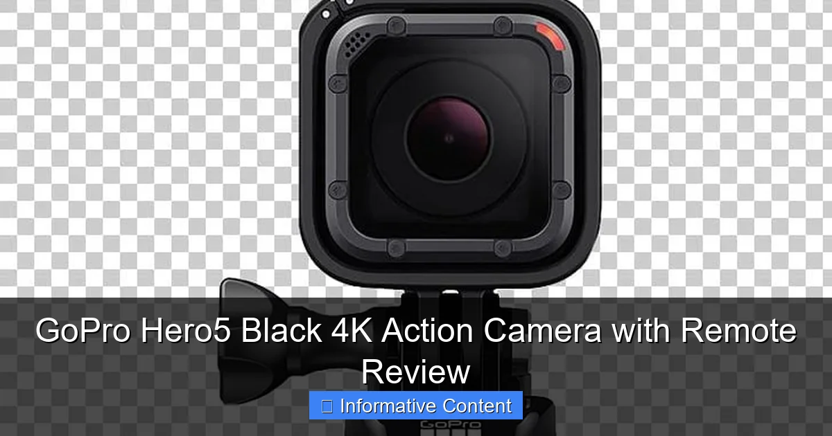 GoPro Hero5 Black 4K Action Camera with Remote Review