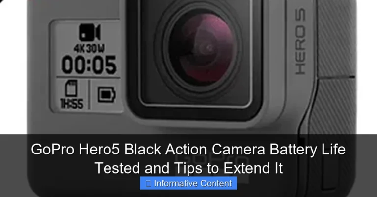 GoPro Hero5 Black Action Camera Battery Life Tested and Tips to Extend It