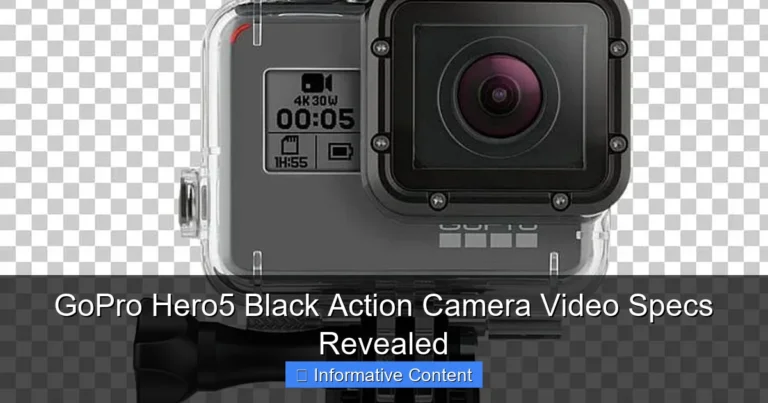 GoPro Hero5 Black Action Camera Video Specs Revealed