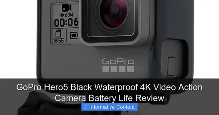 GoPro Hero5 Black Waterproof 4K Video Action Camera Battery Life Review