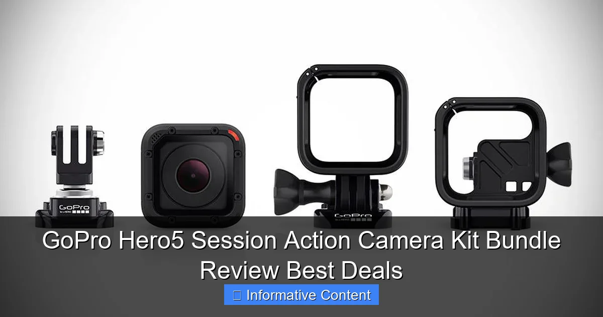 GoPro Hero5 Session Action Camera Kit Bundle Review Best Deals