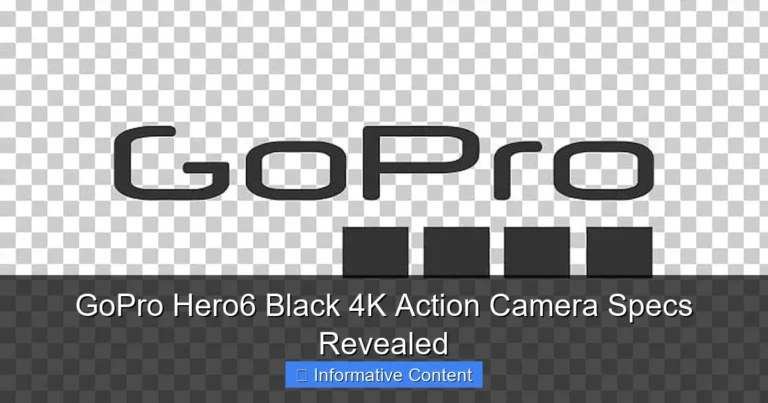 GoPro Hero6 Black 4K Action Camera Specs Revealed