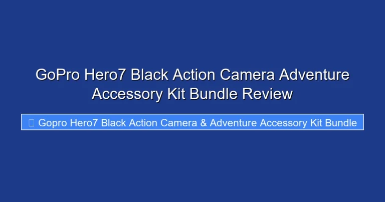 GoPro Hero7 Black Action Camera Adventure Accessory Kit Bundle Review