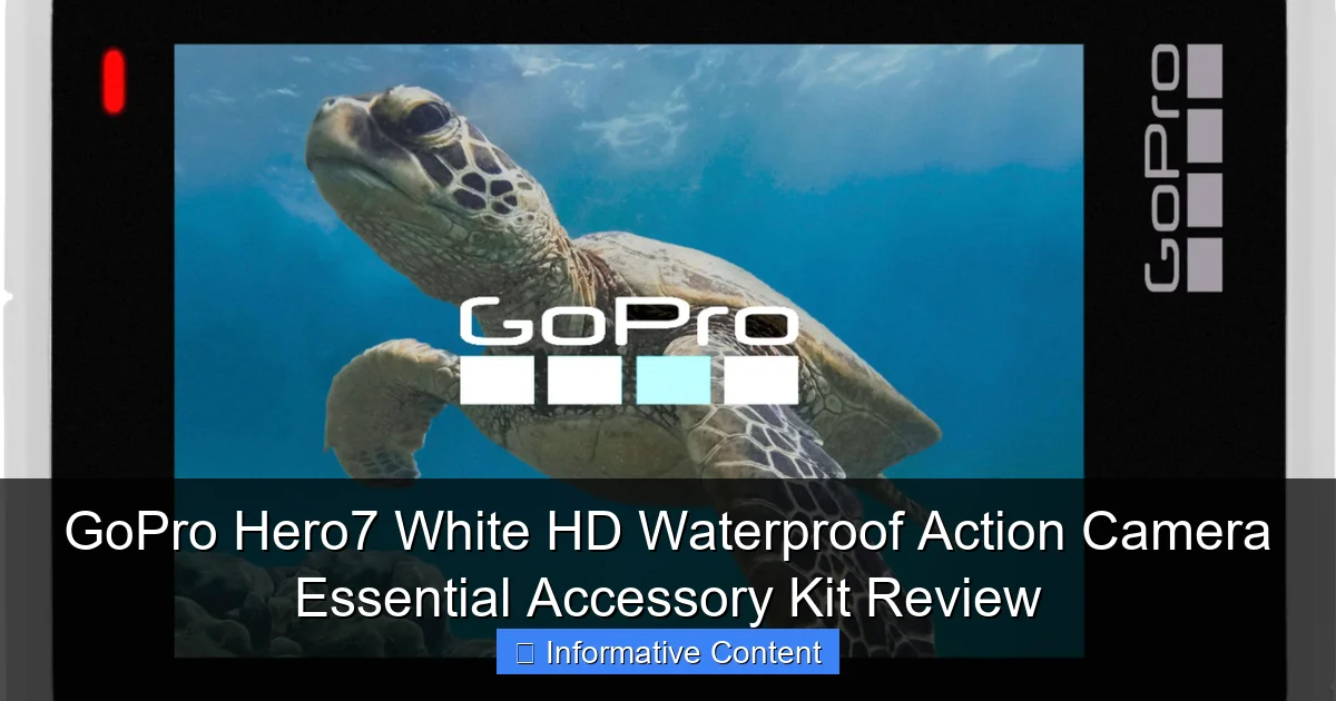 GoPro Hero7 White HD Waterproof Action Camera Essential Accessory Kit Review