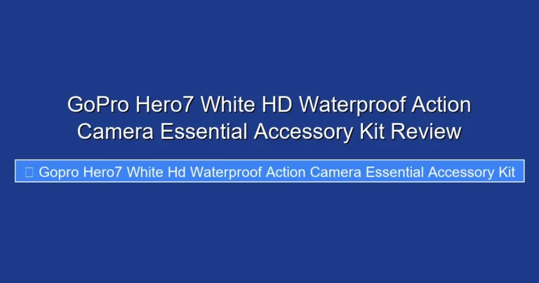 GoPro Hero7 White HD Waterproof Action Camera Essential Accessory Kit Review