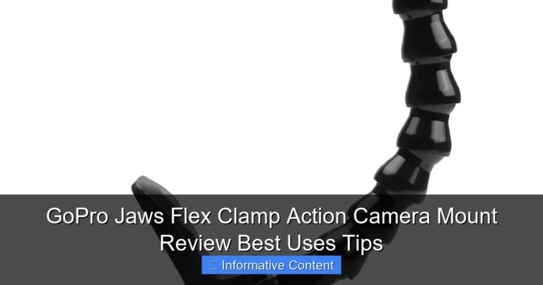 GoPro Jaws Flex Clamp Action Camera Mount Review Best Uses Tips