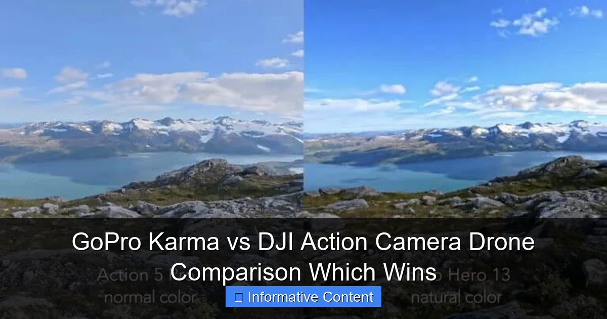 GoPro Karma vs DJI Action Camera Drone Comparison Which Wins