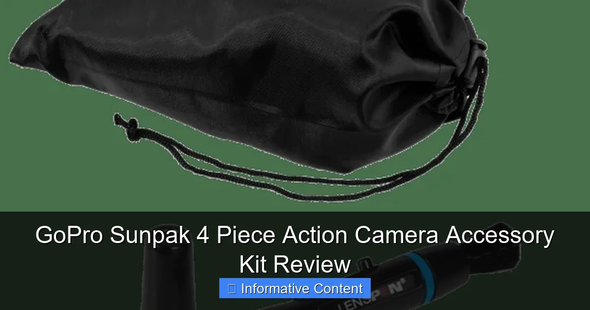 GoPro Sunpak 4 Piece Action Camera Accessory Kit Review