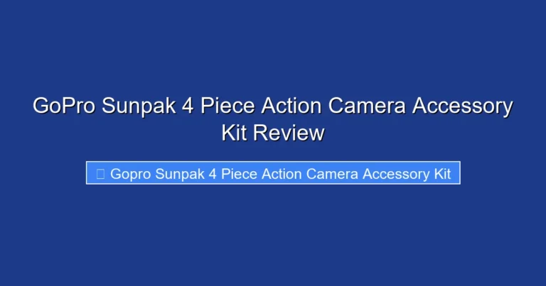 GoPro Sunpak 4 Piece Action Camera Accessory Kit Review